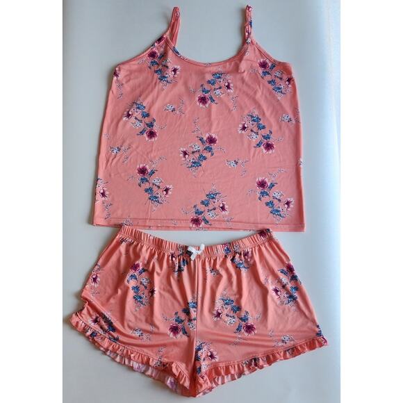 Gently Used Pink Flower Pajama Spa Set XL – Lavender Shower Steamers & Sleep Mas - Picture 2 of 9